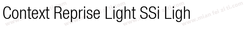 Context Reprise Light SSi Light Italic字体转换